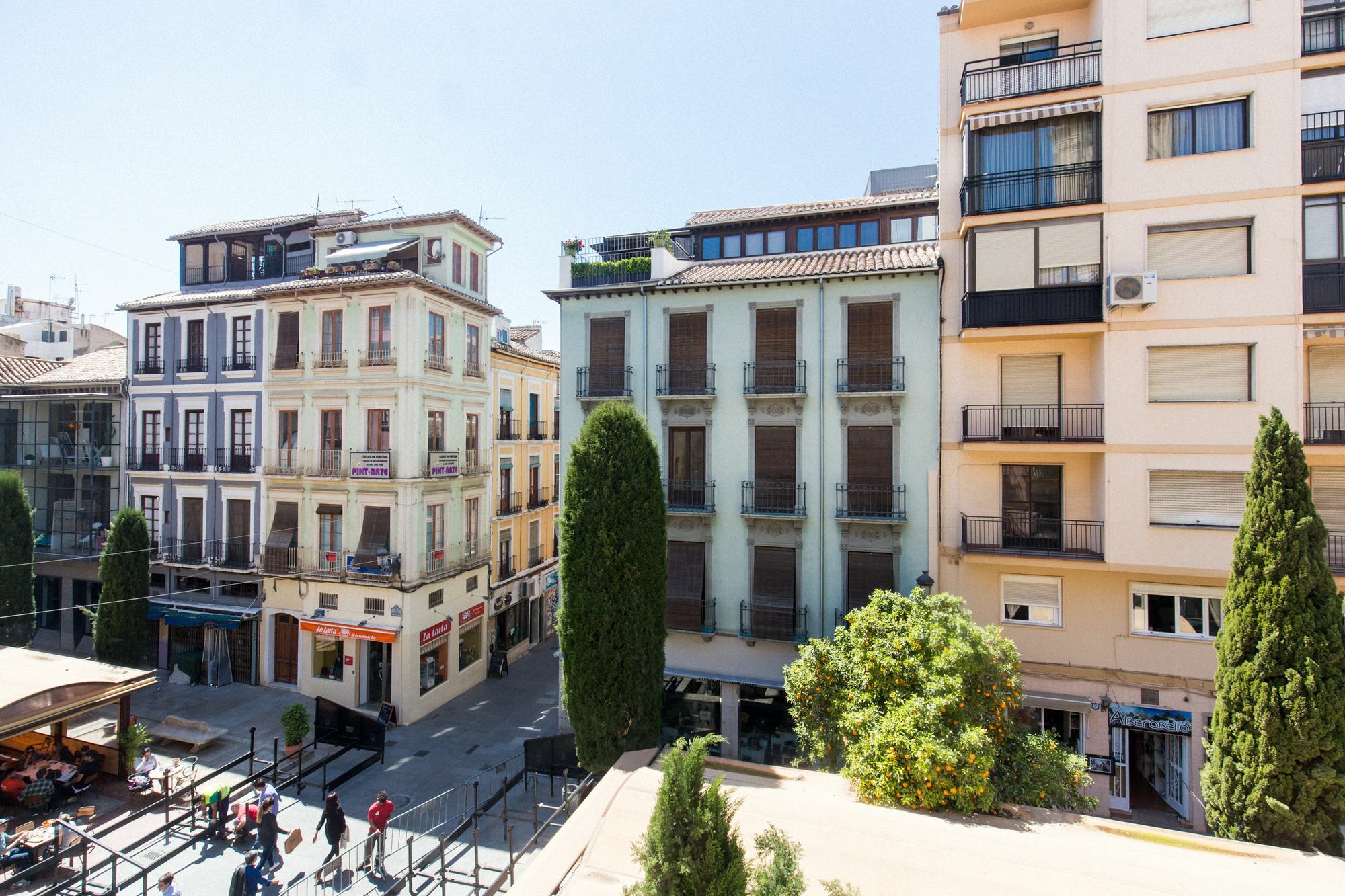 Los Lobos Suites Apartamentos Granada Bagian luar foto